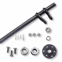 Best Pirce 💯 AZUSA Steering Shaft, 5/8" OD & Hub Kit, Welded Pitman Arms, 25" Length ✨