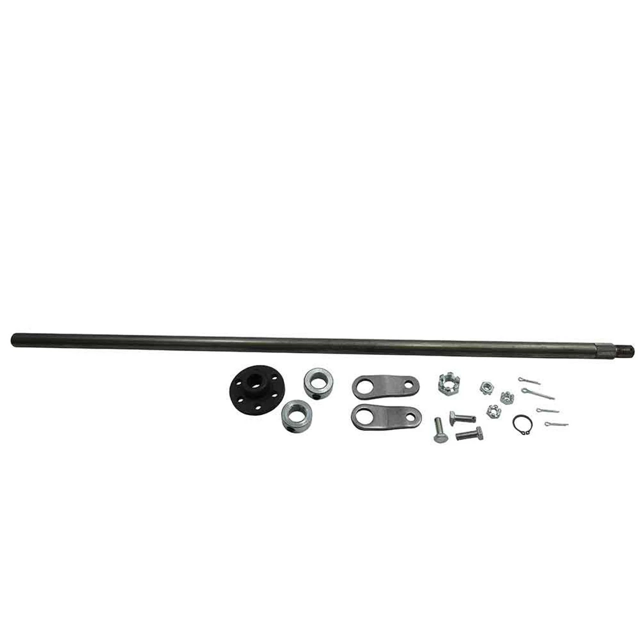 New 💯 AZUSA Steering Shaft, 5/8" OD & Hub Kit, Unwelded Pitman Arms, 25" Length 🤩