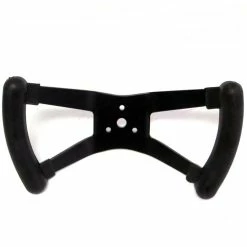 New ⭐ AZUSA Polished Aluminum Butterfly Steering Wheel (Black) 🎁